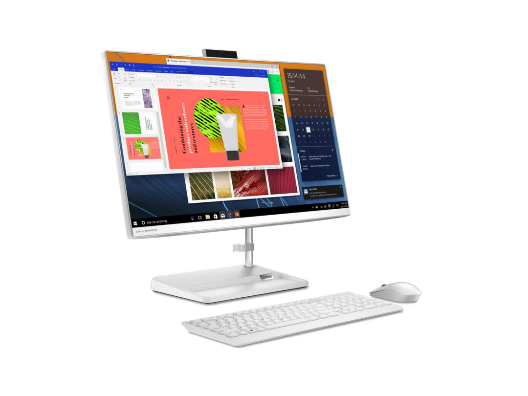 Lenovo IdeaCentre AIO 3 IdeaCentre All in One Desktop PC 24ALC6 - AMD Ryzen 5 7430U, 8GB, 512 GB SSD, 23.8 Lenovo IdeaCentre AIO 3 IdeaCentre All in One Desktop PC 24ALC6 - AMD Ryzen 5 7430U, 8GB, 512 GB SSD, 23.8